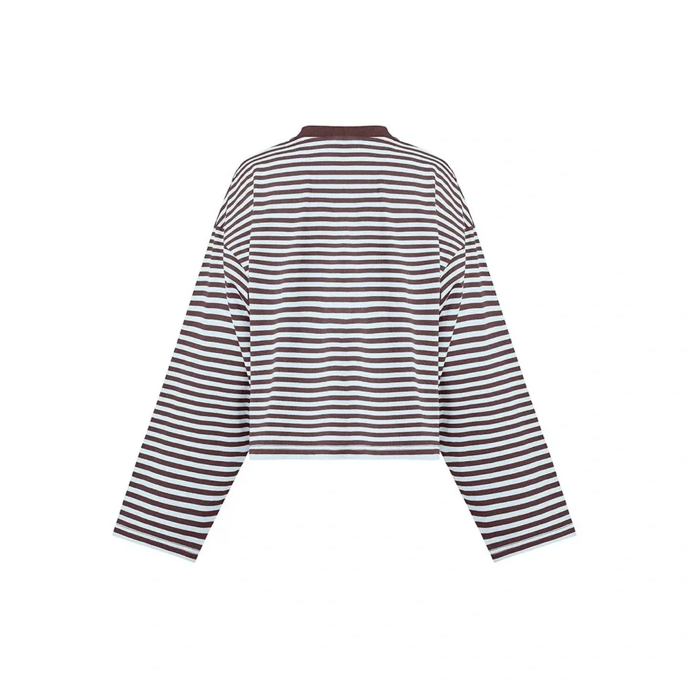 Lioness BLOOM LONG SLEEVE| CHOCOLATE SEA STRIPE C00 - Picture 7 of 7